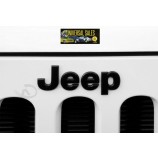 JEEP WRANGLER 매트 블랙 엠블럼 그릴 프론트 배지 MOPAR OEM 새 제품