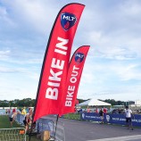 Groothandel Flying Beach Flag Banner Promotionele Reclame Wind Outdoor Custom F