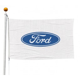 Benutzerdefinierte Logo gedruckt fliegende winkende 3 x 5 Ford Autohaus Flaggen