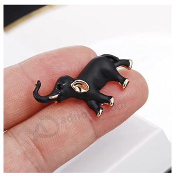 Lindo pequeño elefante pájaro tortuga broche de dibujos animados animal alfileres broche para mujeres hombres niños solapa bolso ropa accesorios joyería
