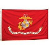100% poliéster barato bandera del Cuerpo de Marines de los Estados Unidos