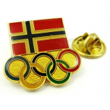 NORVEGIA NOC Spilla Olimpica per le Olimpiadi di Atene 2004
