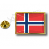 Alfileres Pin Badge Pin's Metal con clip Mariposa Bandera Noruega Noruega