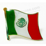 Bandera Nacional de México Pin de solapa de metal Pin de bandera