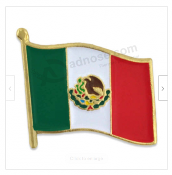 PinMart's Messico messicano mondo bandiera smalto bavero spilla 3/4 ''