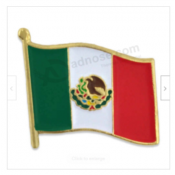 PinMart's Mexico Mexican World Flag Enamel Lapel Pin 3/4''