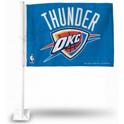NBA unisex-adulto Oklahoma City Thunder Flag Bandiera dell'auto con palo