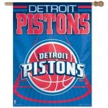 DETROIT PISTONS ~ officiel NBA 27x37 extérieur maison drapeau bannière ~ Nouveau !