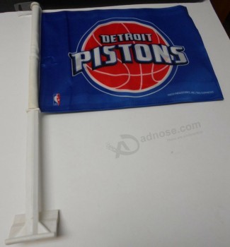 Custom high quality NBA Detroit Pistons Car Flag