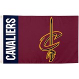 Vente en gros personnalisé Cleveland Cavaliers Team NBA National Basketball Association 100 % Polyester Intérieur Extérieur 3 pieds x 5 pieds Drapeau