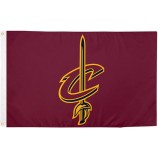 Cleveland Cavaliers Équipe NBA National Basketball Association 100 % Polyester Intérieur Extérieur 3 pieds x 5 pieds Drapeau