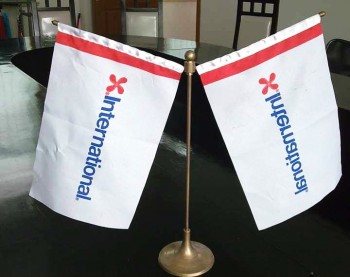 Pas cher Mini Table Flag Drapeau de bureau national imprimé personnalisé,Drapeaux de table de Noël,Drapeaux de stand