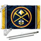 Denver Nuggets Pickaxe Vlaggenmast en Beugel Kit