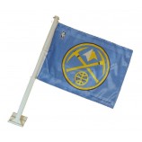 Denver Nuggets NBA 11x14 Fensterhalterung 2-seitige Autoflagge