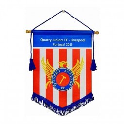 Werbekarte Flagge Irland Wimpel Custom Satin Wimpel Flagge Käufer