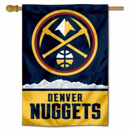 NBA Denver Nuggets Pickaxe Logo House Flag and Banner