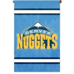 Denver Nuggets Premium 2-seitig 28x44 bestickte Applikation Banner Flagge Basketball