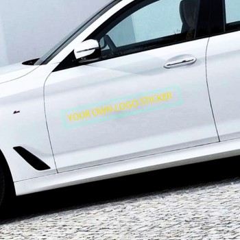 Etichetta autoadesiva autoadesiva personalizzata in PVC per auto