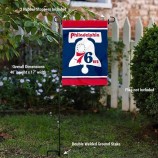 Philadelphia 76ers Hardwood Retro Classics Garden Flag and Yard Stand Included