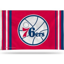 Philadelphia 76ers bandiera striscione 3x5 logo retrò design premium casa all'aperto basket