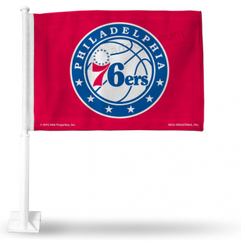 NBA Philadelphia 76ers Car Flag with included Pole
