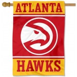 Venta al por mayor encargo de alta calidad Atlanta Hawks Bandera de la bandera de la bandera de la casa