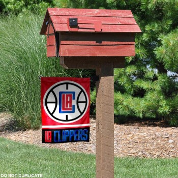 Custom LA Clippers Garden Flag and Yard Banner with high quality