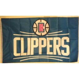 Großhandel benutzerdefinierte hohe qualität Los Angeles Clippers 3 'x5' Flagge / Banner