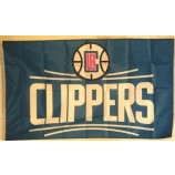 Vente en gros personnalisé de haute qualité Los Angeles Clippers 3'x5' Drapeau / Bannière