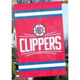 Los Angeles Clippers Nouveau Logo 2 faces 28x44 Bannière Drapeau brodé