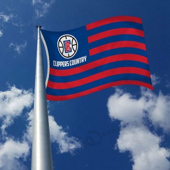 Industries NBA Los Angeles Clippers Country 3' x 5' Country Banner Flag - Indoor or Outdoor Décor - Single Sided