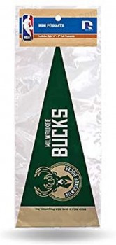 NBA Fan Shop Set di decorazioni classiche da 8 pezzi da 4 pollici per 9 pollici Mini Pennant