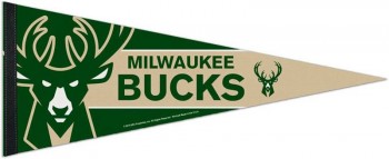 Заводская оптовая продажа NBA Milwaukee Bucks Premium Pennant, 12