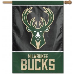 Großhandel benutzerdefinierte hohe qualität milwaukee bucks vertikales banner