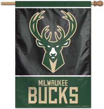 Wholesale custom high quality Milwaukee Bucks Vertical Banner