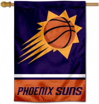 Phoenix Suns Bandera de la bandera de la casa de doble cara
