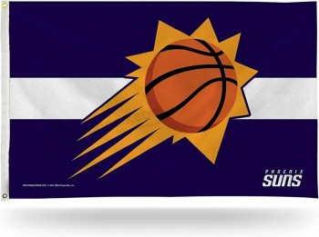 NBA Phoenix Suns 깃발 줄무늬 3' x 5' 배너 깃발 - 단면 - 실내 또는 실외