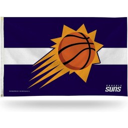 NBA Phoenix Suns Flag Striped 3' x 5' Banner Flag - Single Sided - Indoor or Outdoor