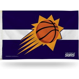 NBA Phoenix Suns Flagge gestreift 3' x 5' Bannerflagge - einseitig - Innen oder Außen