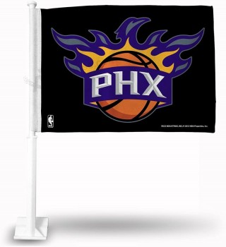 Drapeau de voiture unisexe-adulte NBA y compris le poteau