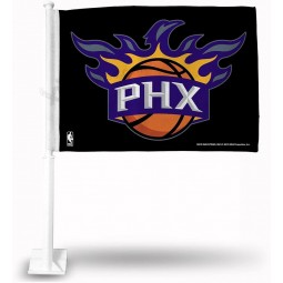 NBA unisex-adult Car Flag including Pole