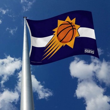 NBA Phoenix Suns Vlag Gestreepte 3' x 5' Banner Vlag - Enkelzijdig - Binnen of Buiten