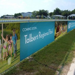 material de pvc al aire libre logotipo personalizado malla valla banner publicitario vinilo personalizado ba