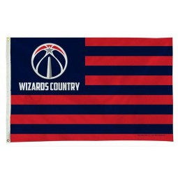 Washington Wizards Flag Banner 3x5 Country Design Premium Outdoor Basketball con alta qualità e qualsiasi dimensione