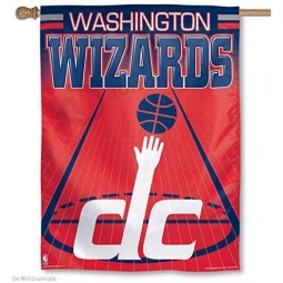 Washington Wizards 88754014 Vertical Flag, 27＂ x 37＂, Black with high quality and any size