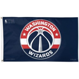 Wholesale custom high quality NBA Washington Wizards Flag