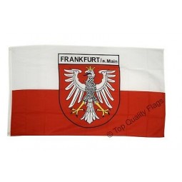 Fast delivery Custom Flags 3x5 100D Polyester Frankfort flag