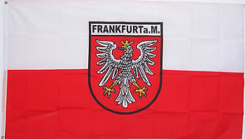 Drapeau de Francfort haut de gamme personnalisé en gros avec bon prix
