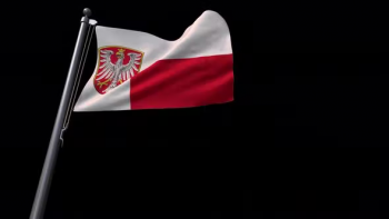 Chinesische Lieferanten Passen Sie Werbe-Frankfort-Flagge aller Größen mit bestem Preis an