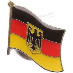 Aigle allemand Allemagne pays drapeau vélo moto chapeau revers pin meilleur matériau Premium couleur vive et résistant à la décoloration UV